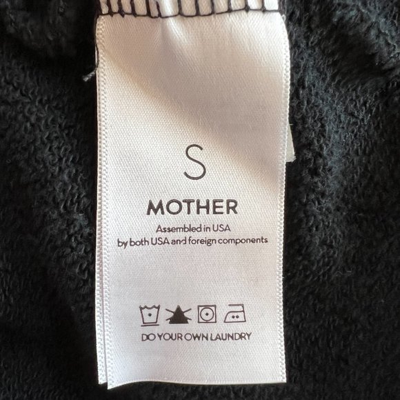 MOTHER The Big Easy Sweatshirt in Tourist - Black - Picture 5 of 8